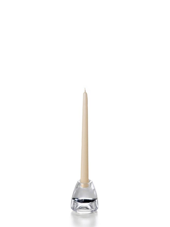 10" Wholesale Taper Candles - Case of 144 Sandstone