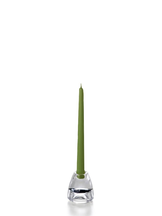 10" Wholesale Taper Candles - Case of 288 Green Tea