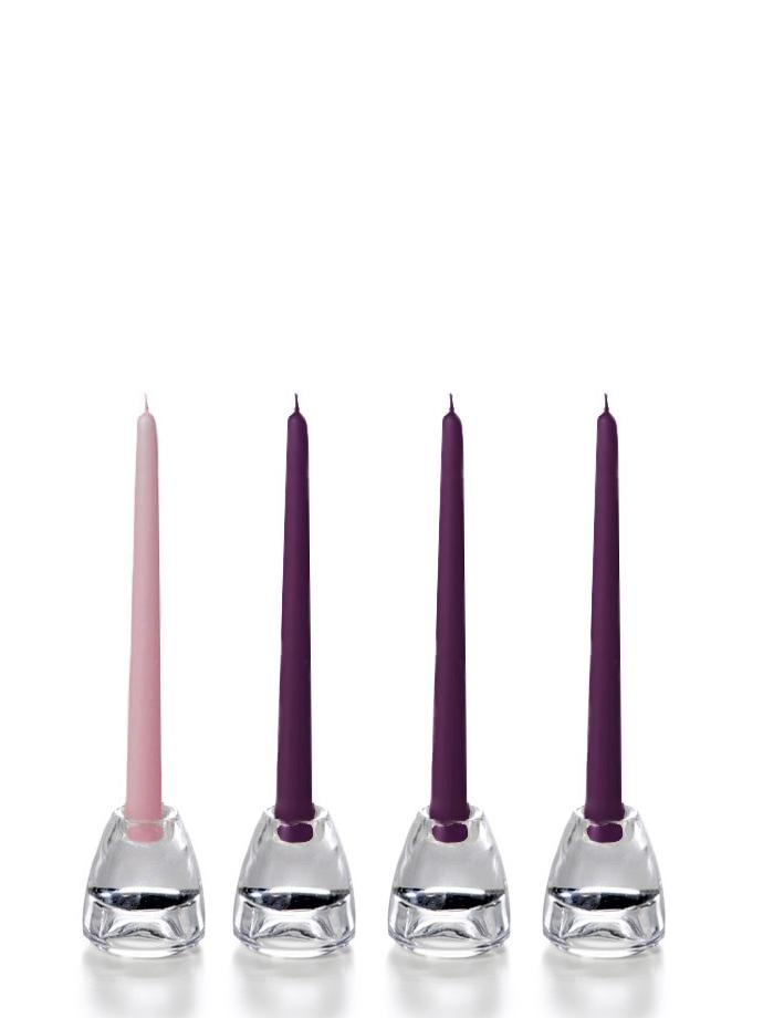 10" Advent Taper Candles