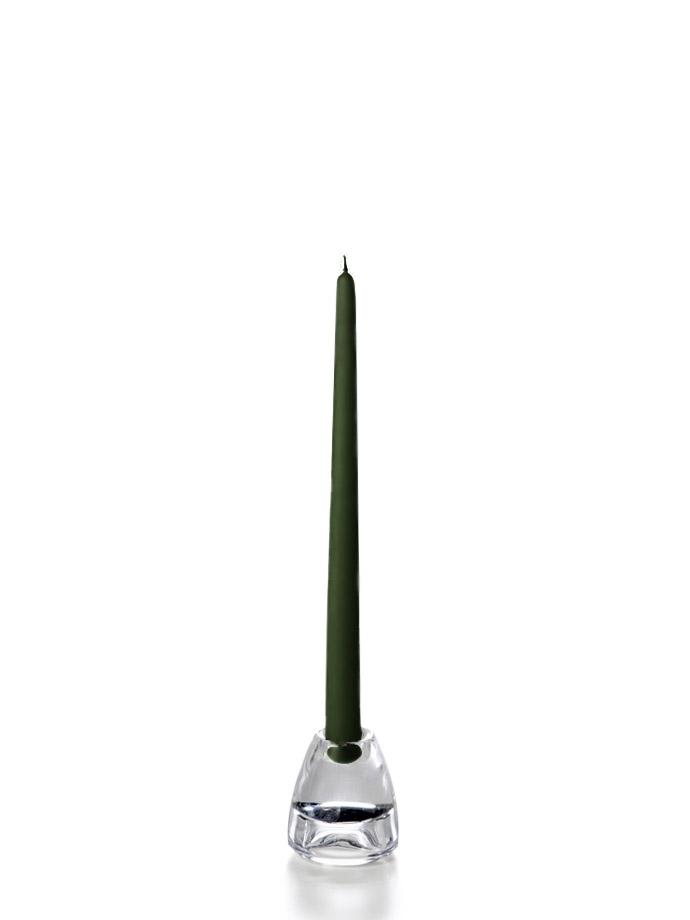 12" Wholesale Taper Candles - Case of 288 Olive