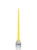 Yummi Candles - 15" Handcrafted Taper Candles Bright Yellow