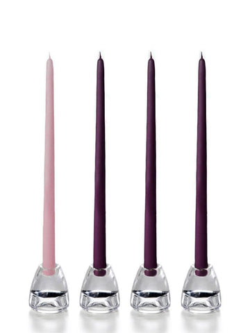 Yummi Candles - 15" Wholesale Advent Taper Candles - Case of 72