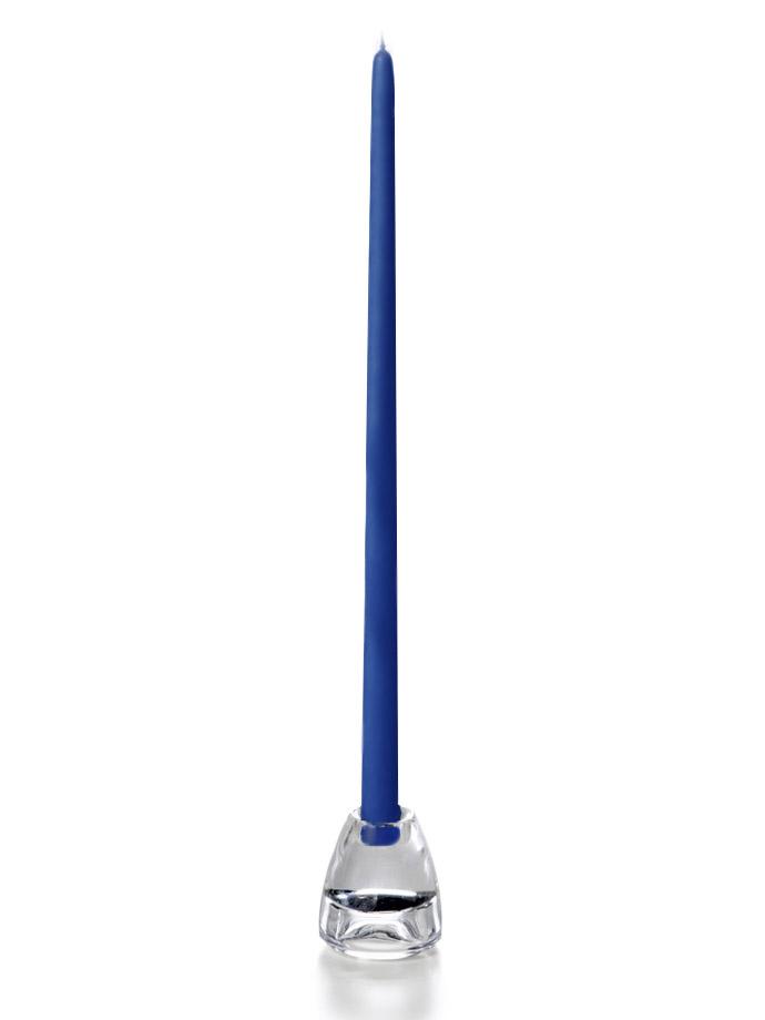 18" Wholesale Taper Candles - Case of 288 Royal Blue