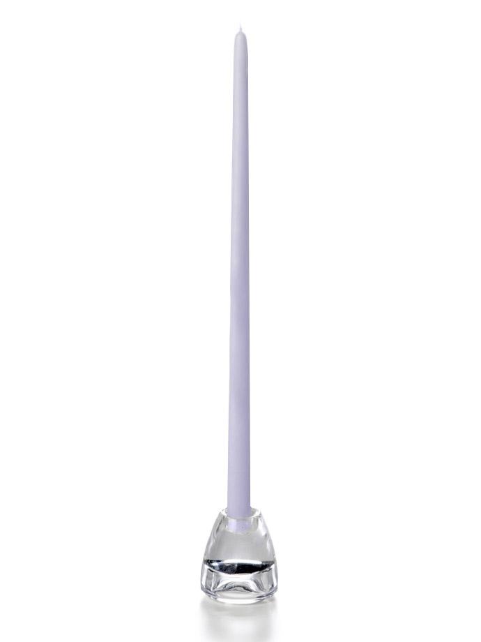 18" Wholesale Taper Candles - Case of 144 Lilac