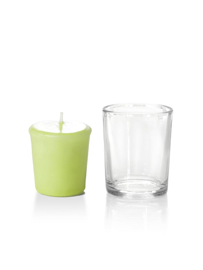 15 Hour Votive Candles & Votive Holders Celery Green