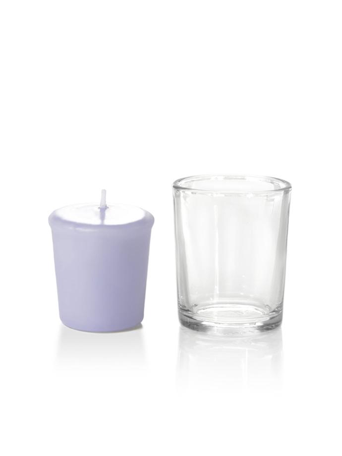 15 Hour Votive Candles & Votive Holders Lilac