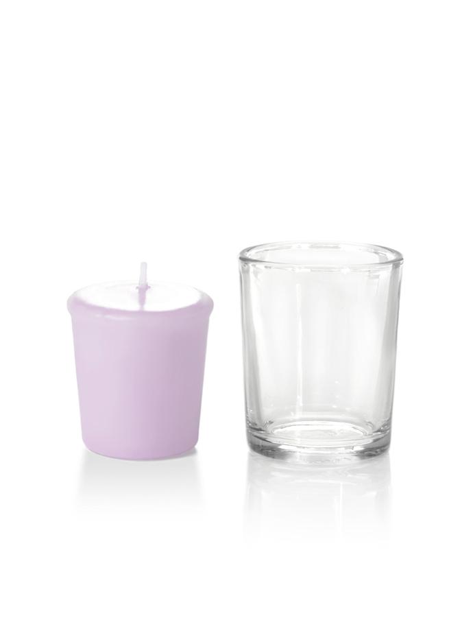 15 Hour Votive Candles & Votive Holders Lavender