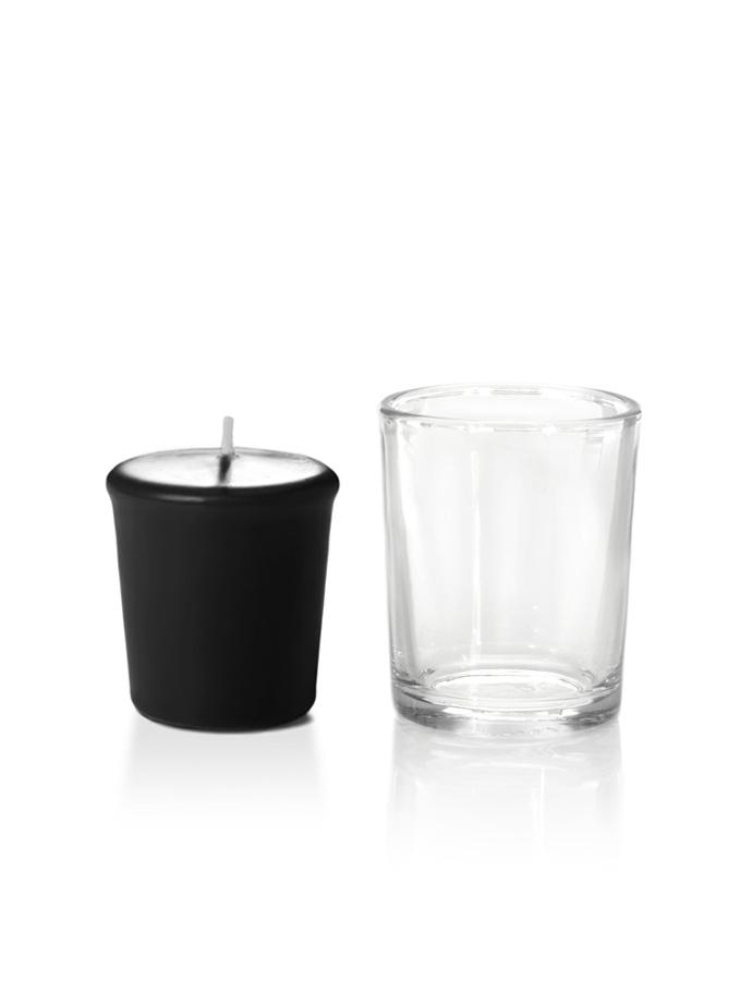 15 Hour Votive Candles & Votive Holders Black