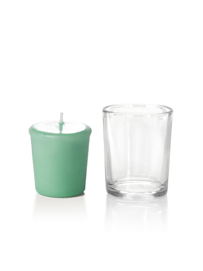 15 Hour Votive Candles & Votive Holders Tiffany Blue