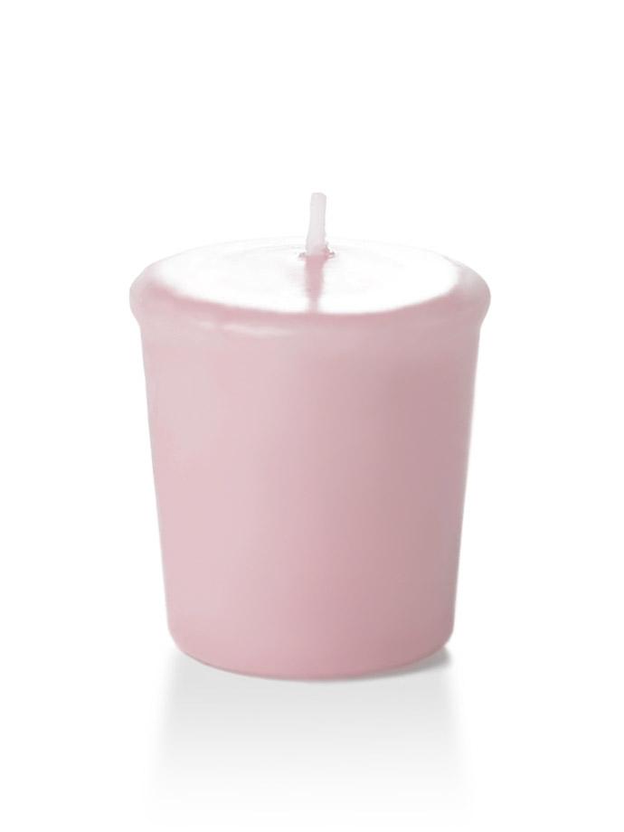 15 Hour Unscented Votive Candles Light Rose