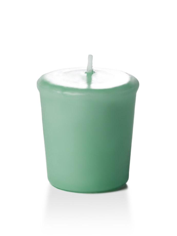 15 Hour Unscented Votive Candles Aqua Green