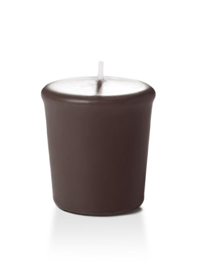 15 Hour Unscented Votive Candles Chocolate