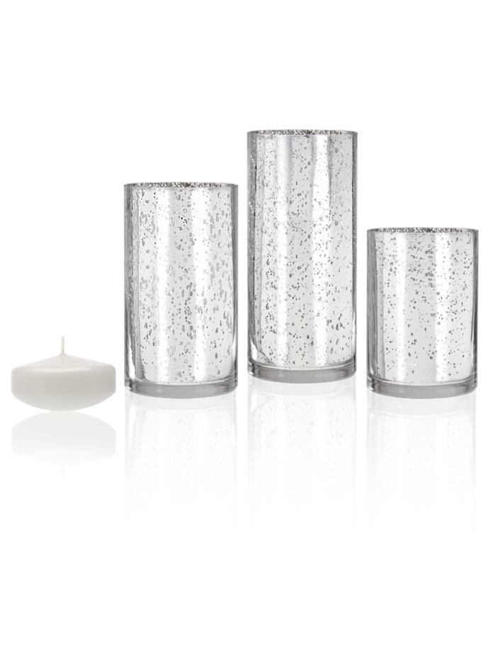 Set of 3 Floating Candle Holders for Centerpieces