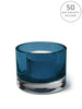 Yummi Candles - Artisan Vellas Holders and 8 Hour Tealight Candles Night Blue