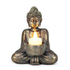 Yummi Candles - Sitting Buddha Tealight - Antique Silver