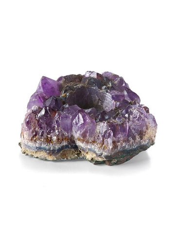 Yummi Candles - Amethyst Cluster Tealight Holder