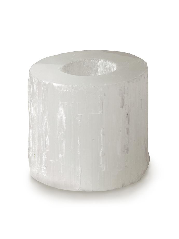 Yummi Candles - Selenite Top Polished Tealight Holder